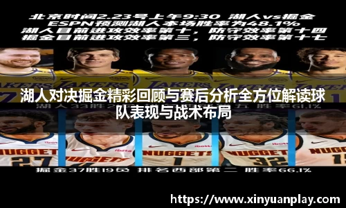 湖人对决掘金精彩回顾与赛后分析全方位解读球队表现与战术布局